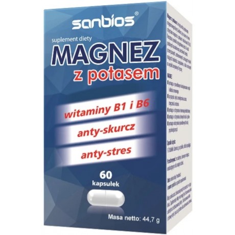 Magnez z Potasem 60 tabl....