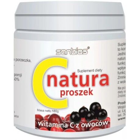 C Natura proszek 180g SANBIOS