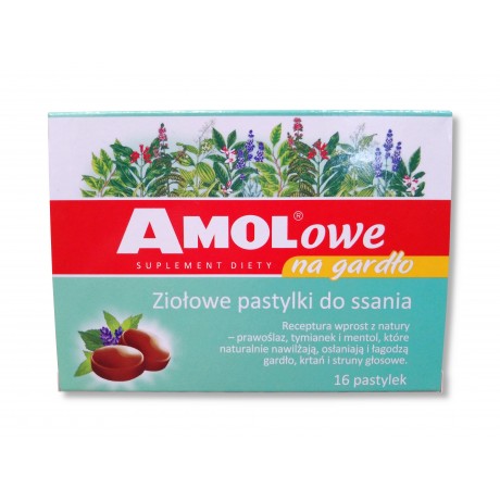 Amolowe na gardło do ssania...