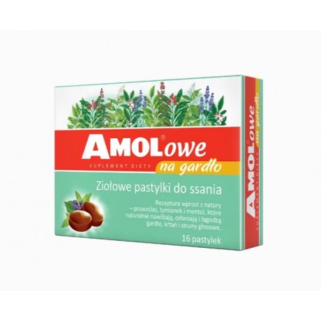 Amolowe na gardło do ssania...