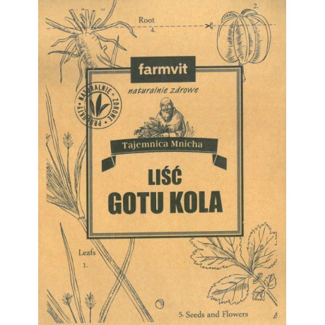 Gotu kola liść ( wąkrotka...