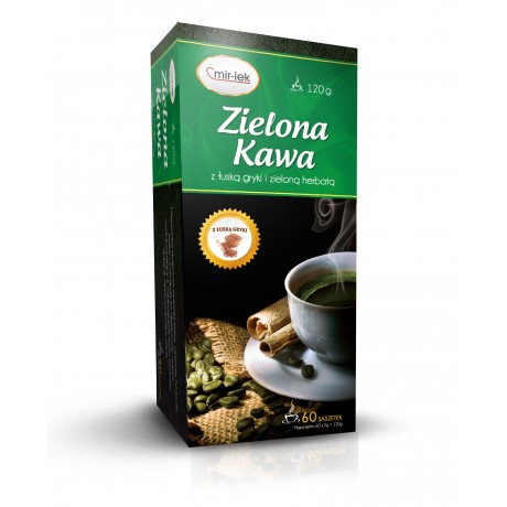 Zielona kawa z łuską gryki...